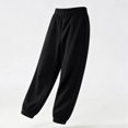 thumbnail image 4 of RMGVDSD Girls Sweatpants Active Jogger Pants Pull On Elastic Waist Casual Track Pants Kids School Sports Pants Relaxed Fit Soft Bottoms 3-4 Years, 4 of 7
