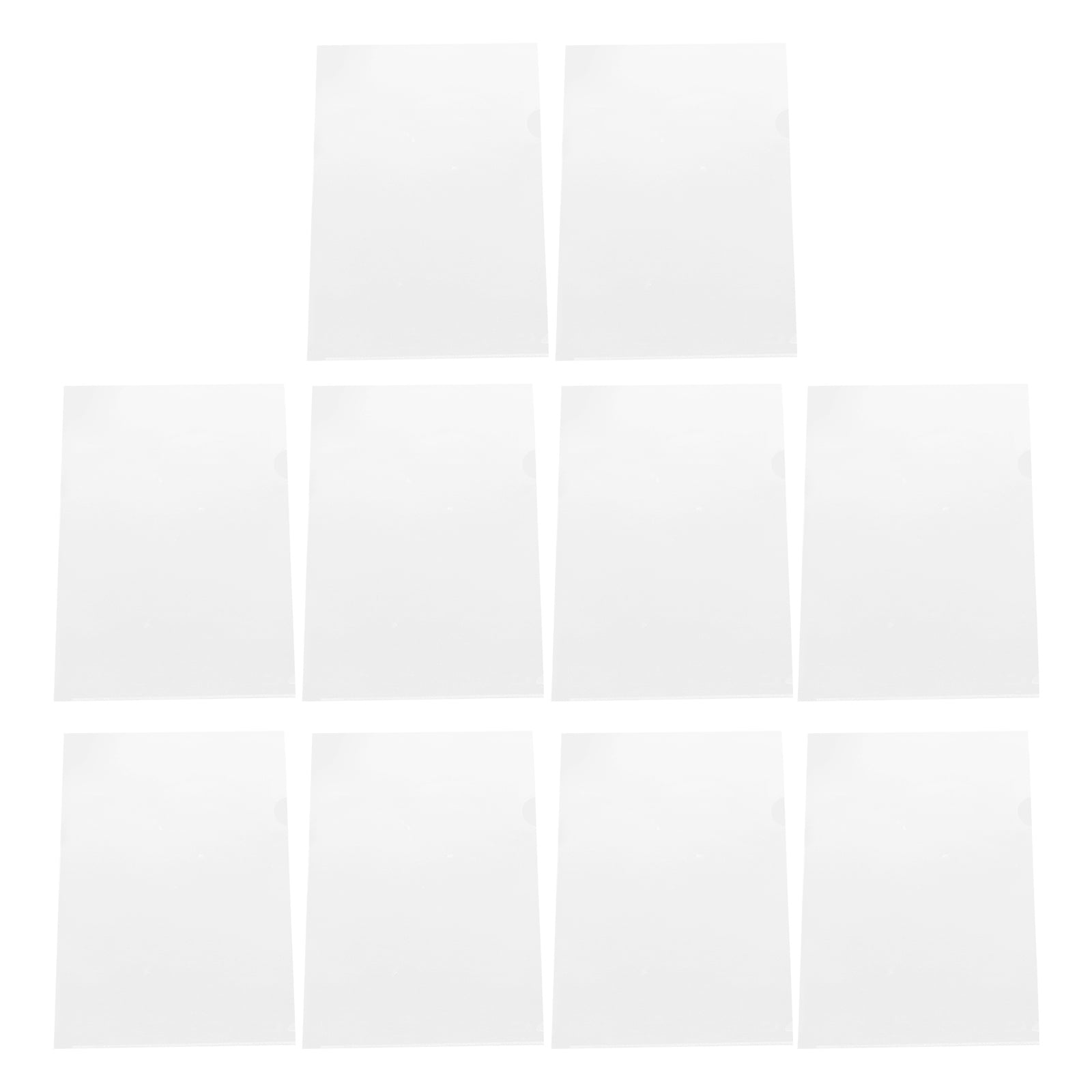 File Folder Pocket Clear Project Document Plastic Holder Paper