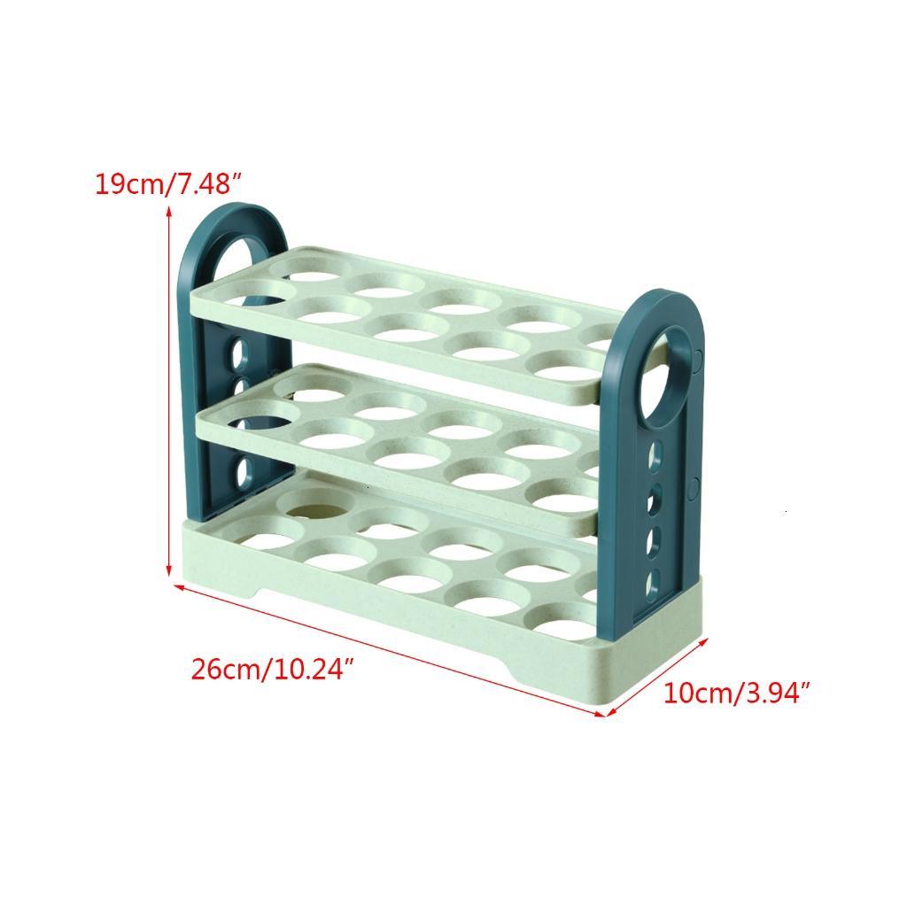 Egg Holder for Refrigerator 3-Layer Flip Egg Holder Egg Storage Container Stackable Egg Organizer for Refrigerator Store