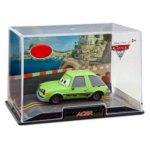 Disney / Pixar Cars Cars 2 Professor Z & Acer With Helmet Diecast