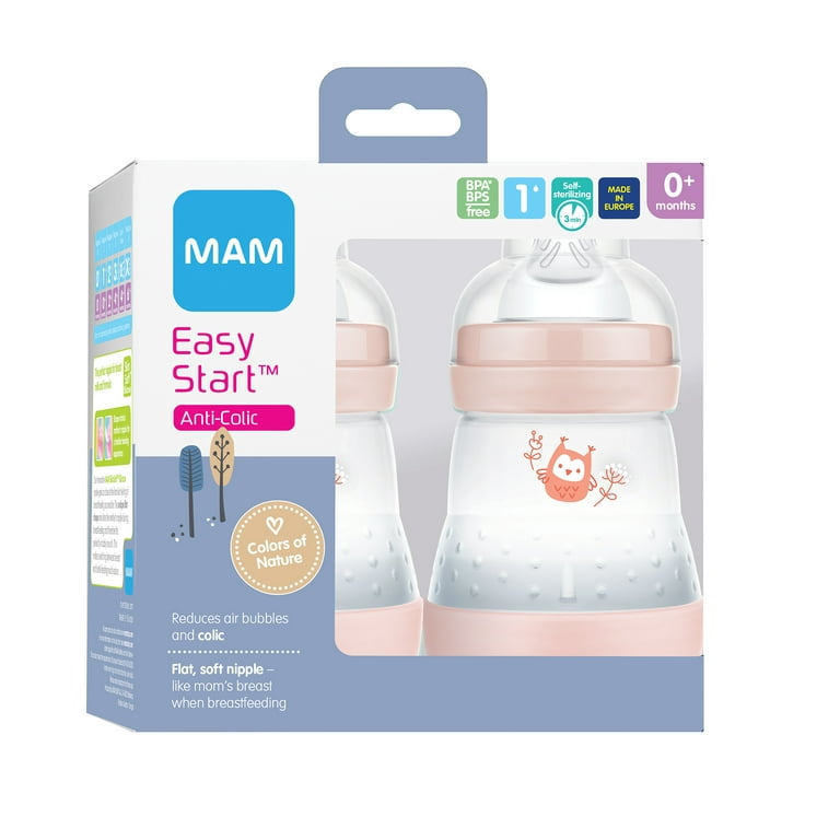 MAM Easy Start Anti Colic 11 oz Baby Bottle Easy Switch Between