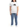 thumbnail image 4 of CafePress - Papillon Gifts Women's Light Pajamas - Women's Short Sleeve Print T-Shirt and Pants Light Cotton Pajama Set, 4 of 7