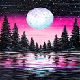 thumbnail image 3 of 9 Piezas 5D DIY Taladro Paisaje Del Arte 30x30 Cm, 3 of 9