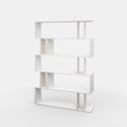 thumbnail image 6 of Ada Home Decor 5 Shelf Bookcase Multiple Tier Open Shelf Modern Book Case, White, 6 of 7