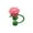 Hot Pink, variant on I Love You Gifts For Her Valentines Home Decor Rose Straw Stopper Straw Stopper 10mm Flower Straw Cap A Fashionable Item That Helps You Easily Resist And Impurities