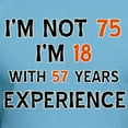 thumbnail image 3 of CafePress - 75 Year Old Designs Fitted T Shirt - Fitted T-Shirt, Vintage Fit Soft Cotton Tee, 3 of 4