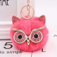 thumbnail image 2 of Llavero De Dibujos Animados De Moda Lindo Búho Suave Pompón Cola De Animales Bola De Pelo Coche Para Damas Bolsa Accesorios Mamá Regalo Gao Jiahui  unisex, 2 of 2