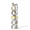 5 floors, variant on YOQIANG 3/4/5 Tier 360° Rotating Bookshelf Vertical Freestanding Corner Storage Display Rack for Bedroom Living Room White