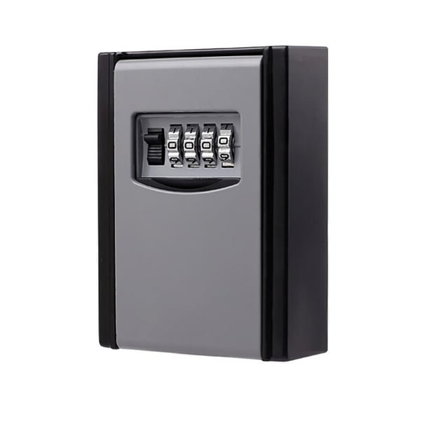 Bearachild Caja de almacenamiento segura para llaves, caja de seguridad con contraseña, montada en la pared, combinación de 4 dígitos, soporte para Conjuntos de muebles de dormitorio Bearachild HA018118-00
