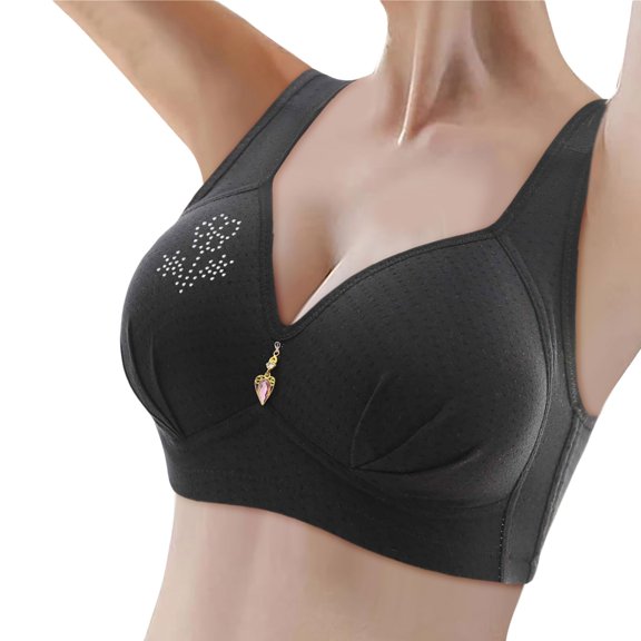 Women's Casual Breathable Tube Top Bra Without Steel Ring, Adjustable Shoulder Strap, Lace Design, Sizes 36 46