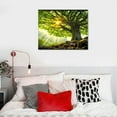 thumbnail image 4 of Nawypu  Canvas Art Print Spring Forest Nature Green Big Tree Wall Art Photo Printed on Canvas Framed Artwork for Office Wall Decoration Ready to Hang, 4 of 4