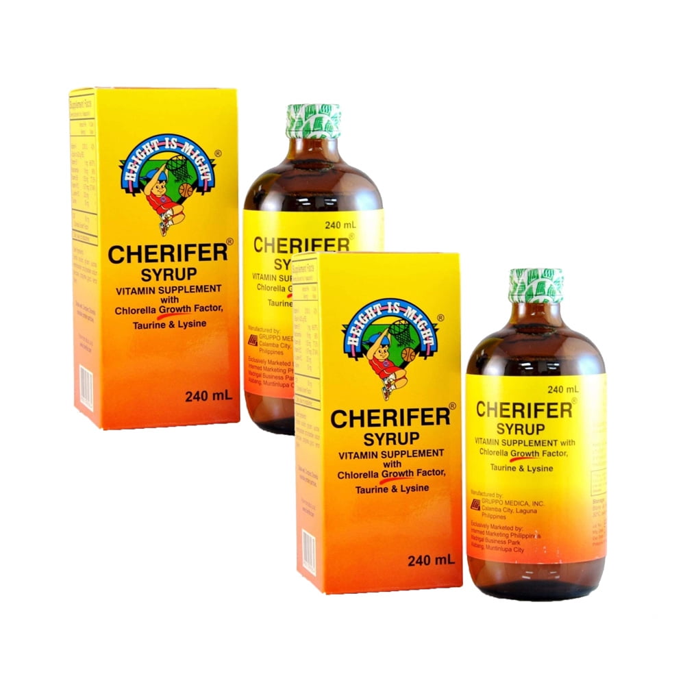 Cherifer Vitamins Syrup with Chlorella Growth Factor, Taurine & Lysine