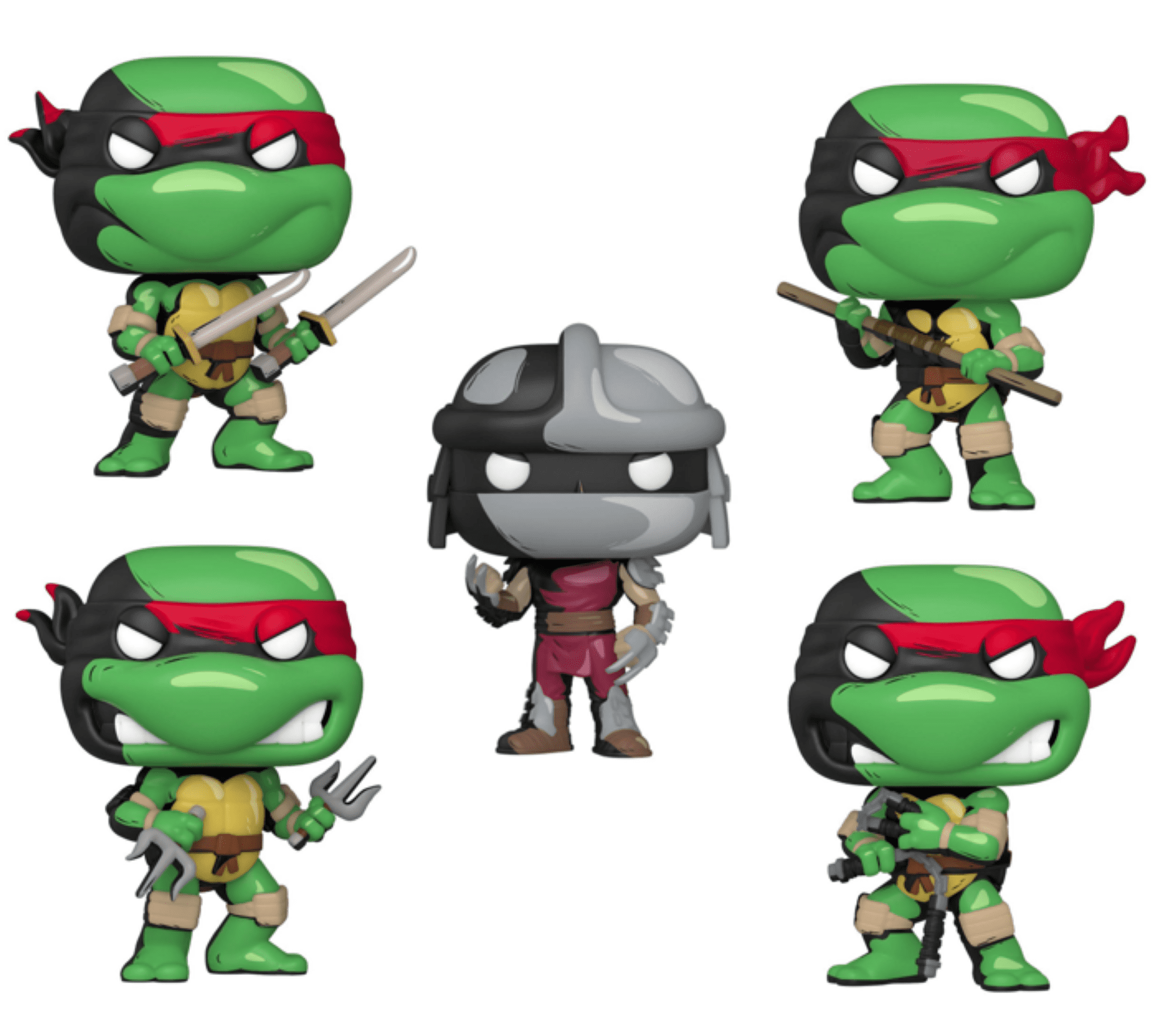 Funko Pop! Television Teenage Mutant Ninja Turtle Donatello, Raphael,  Michelangelo, Leonardo (Glow)  Exclusive 4 Pack - US
