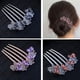 thumbnail image 2 of Peineta con diamantes de imitación, horquilla para el pelo, tocado, peine para peinado recogido, accesorios para el cabello, accesorios para el cabello para mujeres adultas, accesorios para rizador, 2 of 6