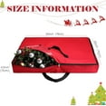 thumbnail image 3 of Peacheart Christmas Tree Storage Bag, 30 x 30 x 4.5 in Large Oxford Polyester Tree Storage Container with Handles and Zippers for Xmas Holiday Decorations, 3 of 9