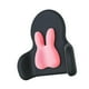 thumbnail image 5 of Cojín de cintura almohada de apoyo lumbar, respaldo alto suave y transpirable, soporte de espalda para sofá avión, hogar, coches, silla de oficina Conejo Rosa, 5 of 8