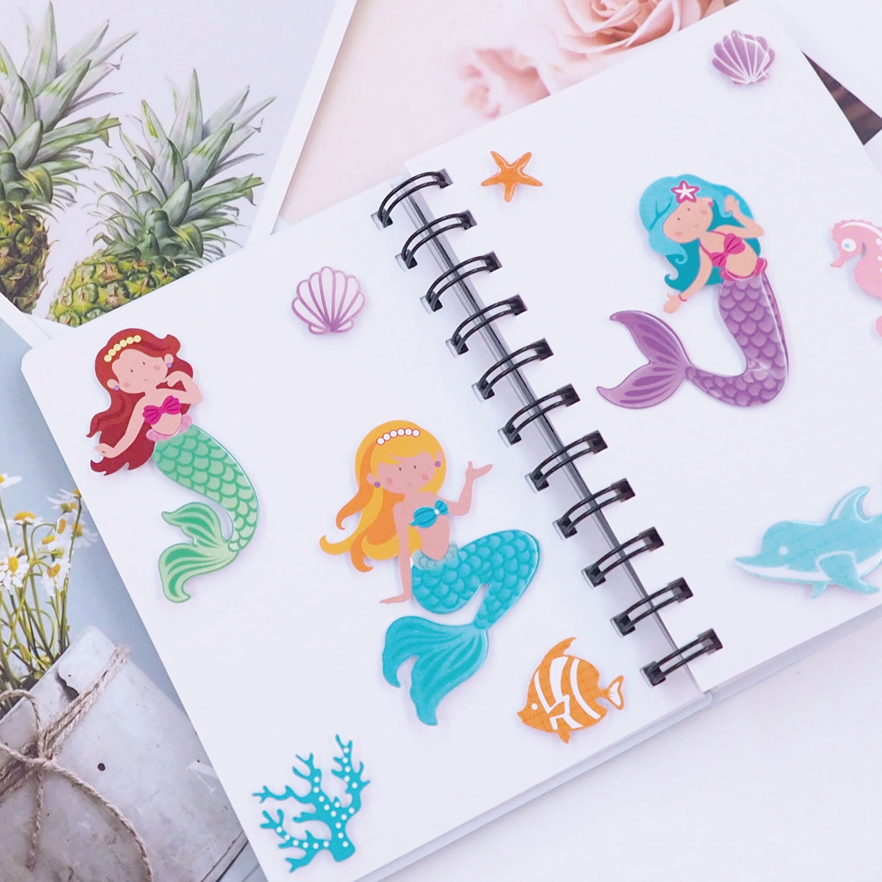 Recollections Mermaid Stickers, 12 Pack