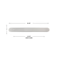 thumbnail image 2 of GlideRite 8-1/2" Rounded Backplate 6-5/16 in. 160mm Center-Center, Satin Nickel, 2 of 3