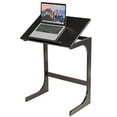 thumbnail image 2 of Patiojoy Table d'Appoint de Canapé en Bambou à 7 Angles Réglables Table en C Portable Plateau TV pour Salon Chambre, 2 of 9