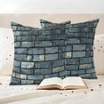 thumbnail image 2 of Outdoor Pillow Covers Pack of 2, Shabby Rustic Old Brick Wall Waterproof Throw Pillowcase Cushion Cases, Vintage Brick Decorative Pillow Cover for Couch Sofa Home Bed Patio, 2 of 9