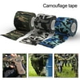 thumbnail image 2 of UDIYO 1 Roll Camouflage Tape Anti-scratches Self-Adhesive Widely Applied Military Camo Stretch Bandage Tape for Outdoor, 2 of 7