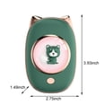 thumbnail image 3 of Nkmbld Hand Warmers Rechargeable, Power Bank Warm Warmers 2-in-1 Quick Charge Hand Warmer for Outdoor Indoor, Warmer Gift for Hunting, Golf, Camping, Green, 3 of 9