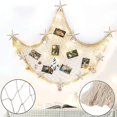 thumbnail image 3 of Th Fishnet Wall Decor White Decorative Fishnet Belt Seashells, Nautical Fishnet Decoration, Mediterranean Style Fishnet Decoration For Beach Pirate T, 3 of 5