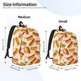 Giroia Hot Dog In Heart for Class, Work, Travel, or Laptop Canvas Daypack with Water Bottle