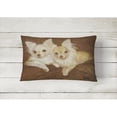 thumbnail image 2 of Carolines Treasures MH1042PW1216 Chihuahua For the Pair Canvas Fabric Decorative Pillow, 12H x16W, multicolor, 2 of 3