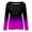Purple, variant on Ikevan Fashion Women Casual Printing Round Neck Long Sleeve Loose T-Shirt Blouse Pullover Tops