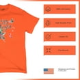 thumbnail image 4 of Tee Hunt Merry and Bright Cute Christmas T-Shirt Jolly Santa Xmas Men's Tee, Orange, Large, 4 of 5
