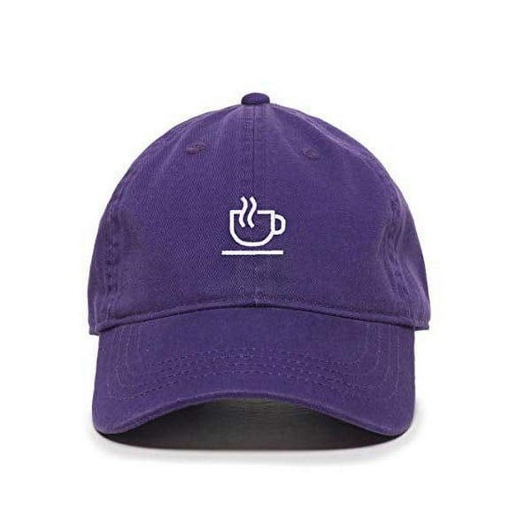 Tech Design Cup of Coffee Baseball Cap Embroidered Cotton Adjustable Dad Hat