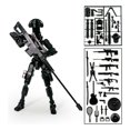 thumbnail image 1 of 3D Printed Action Figure Dummy T13 Toy Figure Robot Assembly Model Ornament Kit for Children Christmas Birthday Gift, 1 of 7