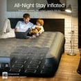 iDOO Queen Size Air Mattress, Inflatable Airbed with Builtin Pump