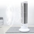 thumbnail image 4 of Yoofe LED Tower Fan with Side Light,Portable USB Powered Electric Fan with Powerful Airflow Quiet Operation Mini Standing Air Conditioner Air Fan for Home Office Desktop Fan-White, 4 of 7