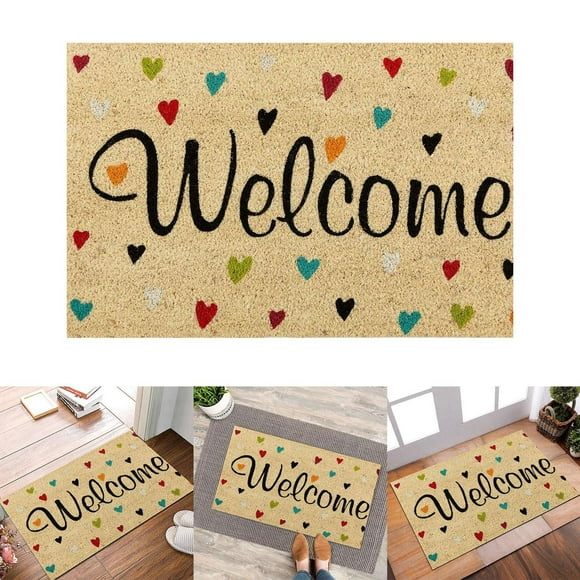 Floor Mat Welcome Front Door Mat Holiday Mat Welcome Door Mat Natural Coconut Door Mat Outdoor Welcome Mat Beauty And The Throw Blanket Knitted Throw Knitted Throw Blanket Couch Blanket Men Blankets