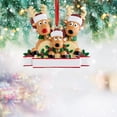 thumbnail image 2 of Christmas Reindeer Pendant with Hanging Rope Xmas Tree Hanging Decor Parent Child Decoration, 2 of 5