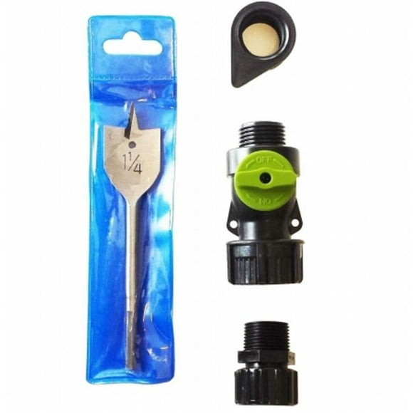 EarthMinded  Add-A-Spigot Kit to Any Rain Barrel or Container