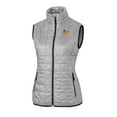 thumbnail image 2 of Women's Cutter & Buck Gray Baylor Bears Vault Rainier PrimaLoft Eco Full-Zip Puffer Vest, 2 of 3