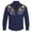 A-Navy239, variant on JAJAHO Boys Western Cowboy Shirts Long Sleeve Floral Retro Style Button Down Collared Shirts For Kids 4-13Y Comfy Tops