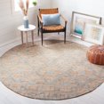 thumbnail image 2 of SAFAVIEH Kilim Balfour Tribal Area Rug, Blue/Natural, 7' x 7' Round, 2 of 8
