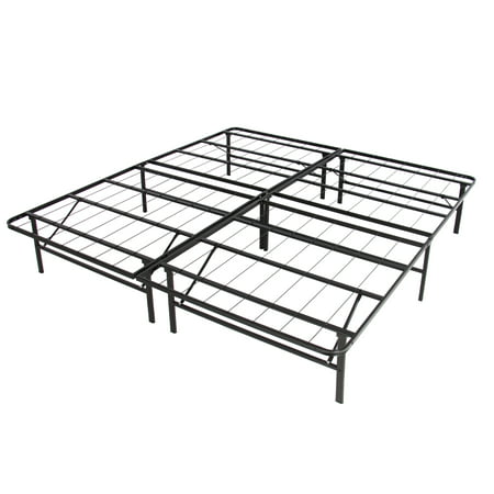 Best Choice Products Platform Metal Bed Frame Foldable No Box Spring Needed Mattress Foundation (Best Selling Spring Products)