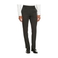 thumbnail image 1 of Kenneth Cole Pantalon Habillé Homme à devant Plat, Noir, 30W x 30L, 1 of 1