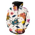 thumbnail image 1 of Sudadera con capucha y cremallera para hombre, diseño de mariposa de dibujos animados, unisex, de gran tamaño, con capucha, chaquetas, estampado 3D, para primavera y otoño., 1 of 6