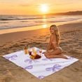 thumbnail image 4 of Bcylexb Bow Beach Towels for Girl, 30"x 60" Microfiber Summer Beach Pool Towels Sand Free Quick Dry Bath Towels for Travel Swimming Camping Party Gift for Women, 4 of 6