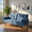 Blue101, variant on BSHTI 74”Tufted Futon Sofa Bed,Twin Size Black Velvet Fabric Sleeper Sofa,3 Angles for Adjusting Sofa,for your Home,Office,and Guest Room