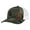 Deer in Crosshair Army/White, variant on Men's Hunting Season Mesh Back Trucker Hat, Deer Stag Head, Khaki/Brown