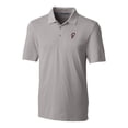 thumbnail image 2 of Men's Cutter & Buck Gray Ohio State Buckeyes Forge Stretch Polo, 2 of 3