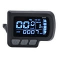 thumbnail image 2 of Electric Cycle LCD Display Panel, ABS Scooter LCD Display Panel Lightweight 6 Pin Connector  for Upgrading, 2 of 7