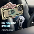 thumbnail image 6 of Phone Case for iPhone 12 Pro Max Case for Men Women iPhone 12 Pro Max Phone Case,with Finger Ring Stand,with Magnetic Kickstand,for iPhone 12 Pro Max 6.7" Gold, 6 of 12